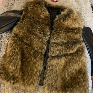 Faux fur jacket
